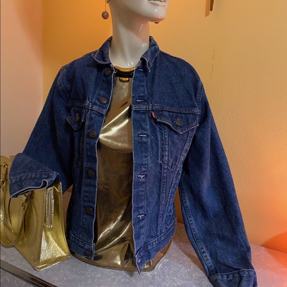 💥SOLD💥 Vintage Levi’s Denim Trucker David Bowie Jacket - Picture 8 of 11